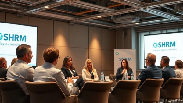 Panel at SHRM conference discussing employee retention strategies