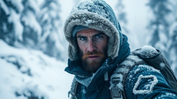 Final Fantasy XIV Online expansion Evercold character in icy setting.