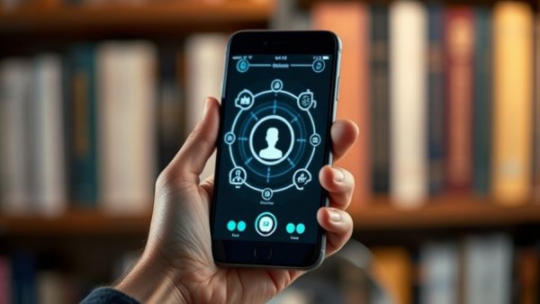 AI courses for educators: smartphone AI interface, educational context.