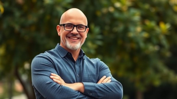 Confident man outdoors symbolizing AI startup funding success