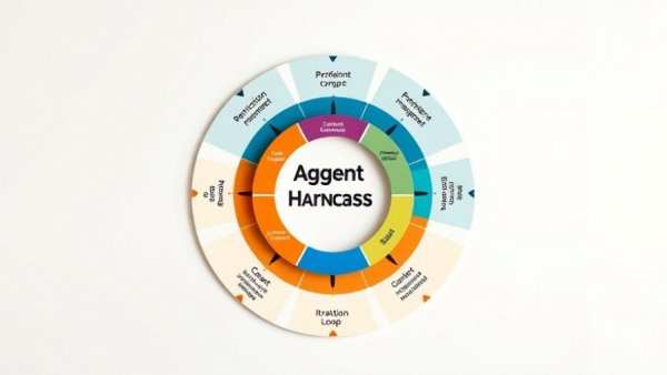 Diagram explaining what is an agent harness architecture.