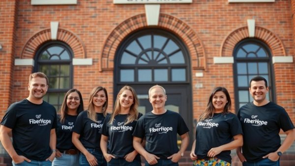 SLICFiber team at Saratoga City Hall introducing fiber-optic service.