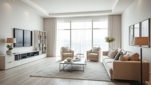 Modern home office with oil rubbed bronze details and elegant decor.