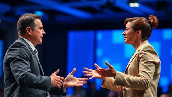 Inclusive workplace culture discussion at corporate event.