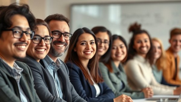 Professionals engaged in a meeting for National Day for Staff Networks.