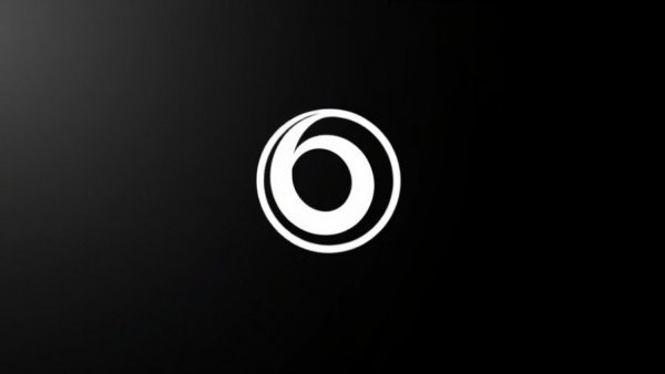 Ubisoft company logo on black background