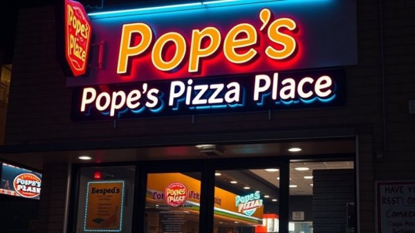 Pope's Pizza Place showcased as a popular San Antonio restaurant.