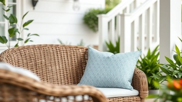 Omaha family lifestyle bloggers serene patio setup