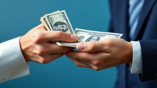 Employee salary expectations visualized with a money exchange.