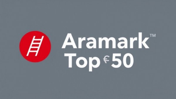 Logo of Aramark Top 50 for ERG leadership recognition.