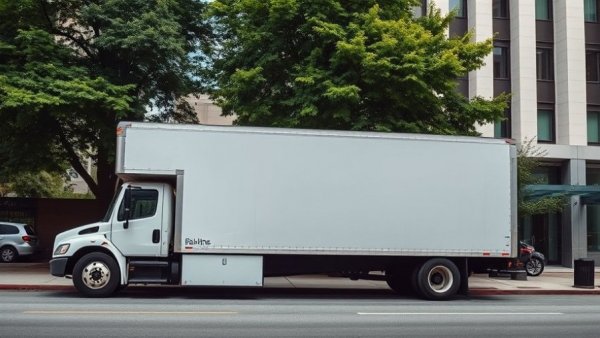Bekins Moving Review - Bekins moving truck on city street