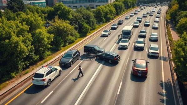 High-speed police pursuits cause congestion after I-65 crash.