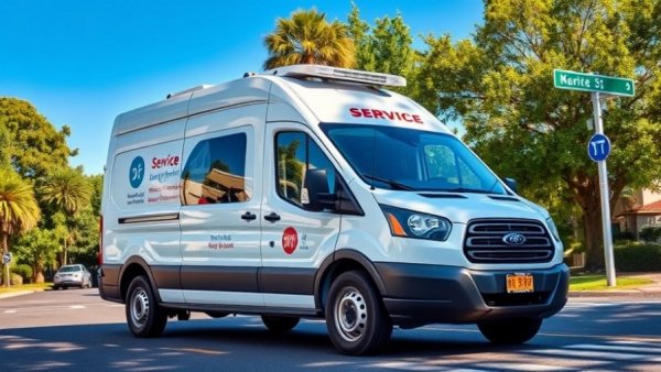 Service van on suburban street highlighting fiber internet deployment issues.