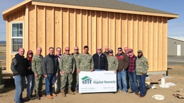 Wyoming Guard Engineers, Habitat for Humanity Partner to Build Homes