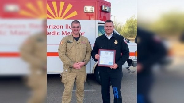 Arizona Guard Medic Recognized for Actions at Crash Scene