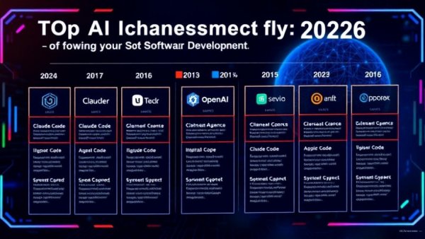 Infographic of best AI agents for software development rankings.
