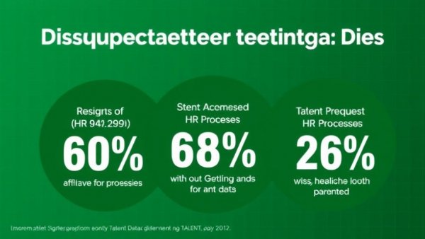 Infographic showing impact of disconnected talent data on HR influence.
