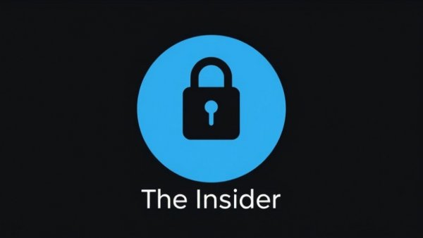 Minimalist lock illustration with 'The Insider' text, change management success