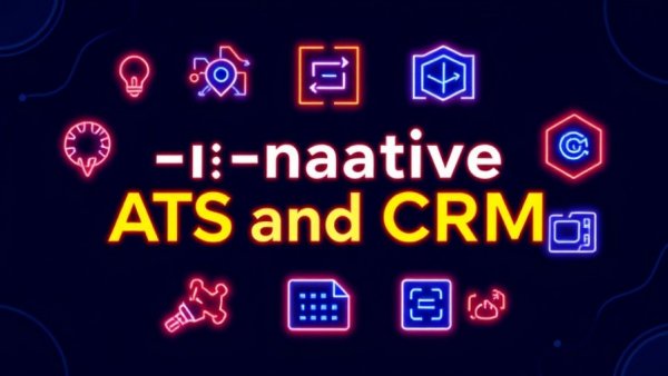 AI in recruiting: AI-native ATS and CRM platform icons