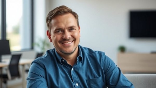 BRG leadership updates featuring a smiling man in a blue shirt.