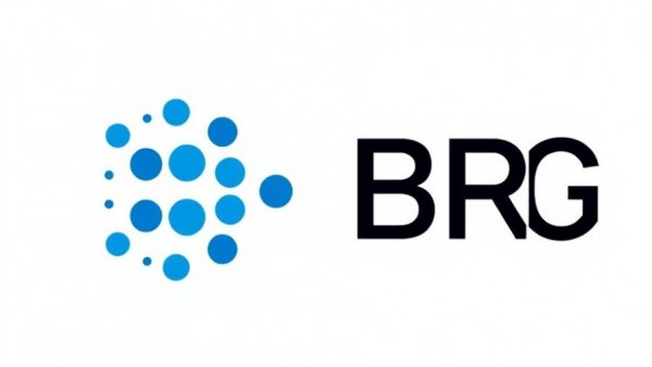 BRG logo with blue dot design, new CFO Darin Cabral