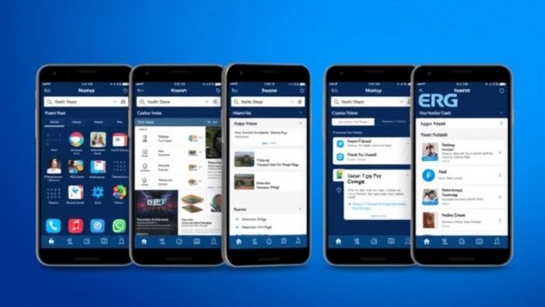 J.J. Keller ERG App displayed in four-panel feature overview