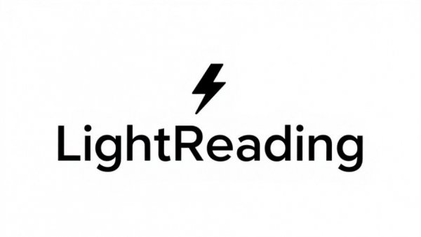 Minimalist 'LightReading' logo with lightning bolt icon.