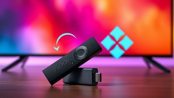 Stop Kodi buffering issues with Firestick setup and logo.