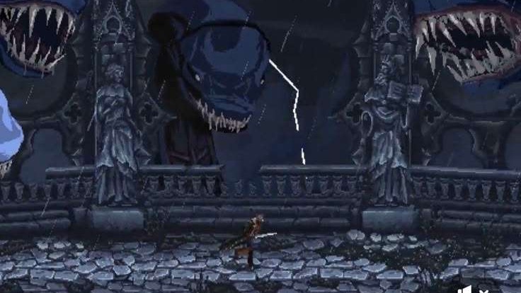 Possessor game characters in dramatic anime-style standoff.