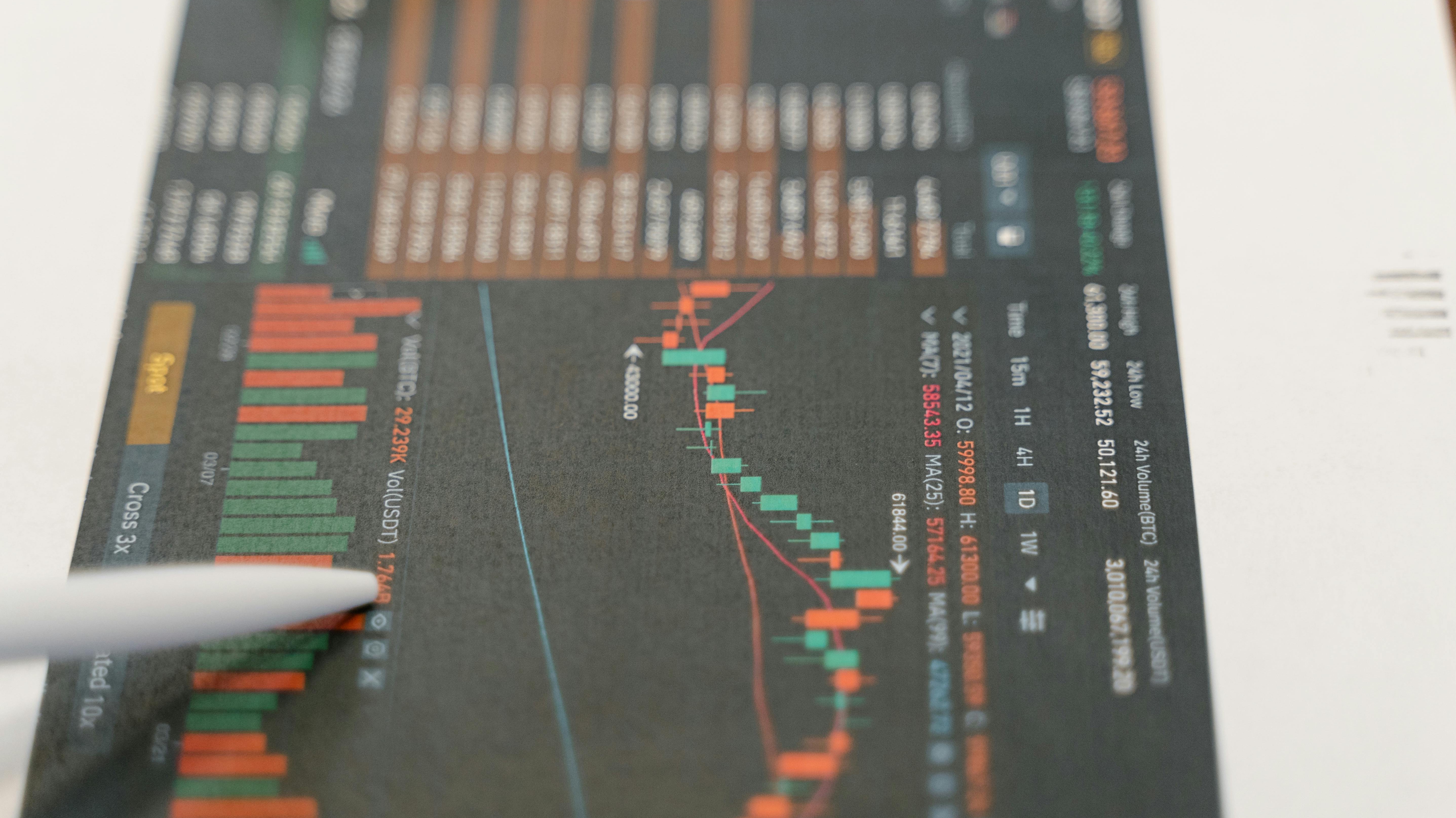 SpaceX IPO concept with logo and stock market graph.