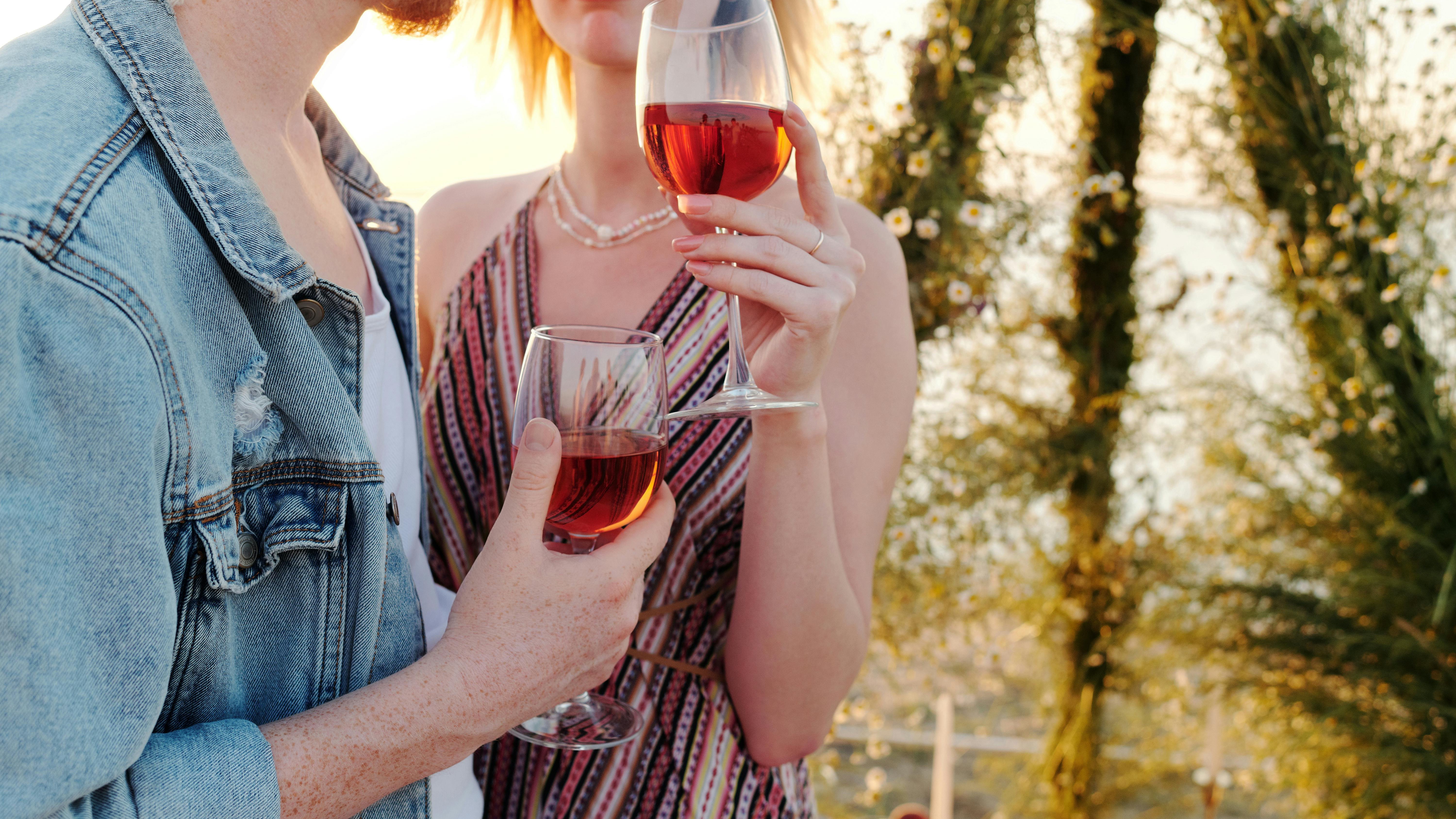 Festive Valentine's poster for February events in Omaha