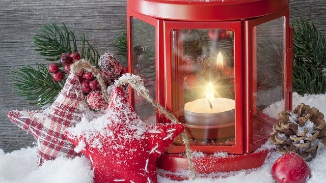 Festive store interior with Christmas decor at Texas holiday destination Madisonville Christmas Company.