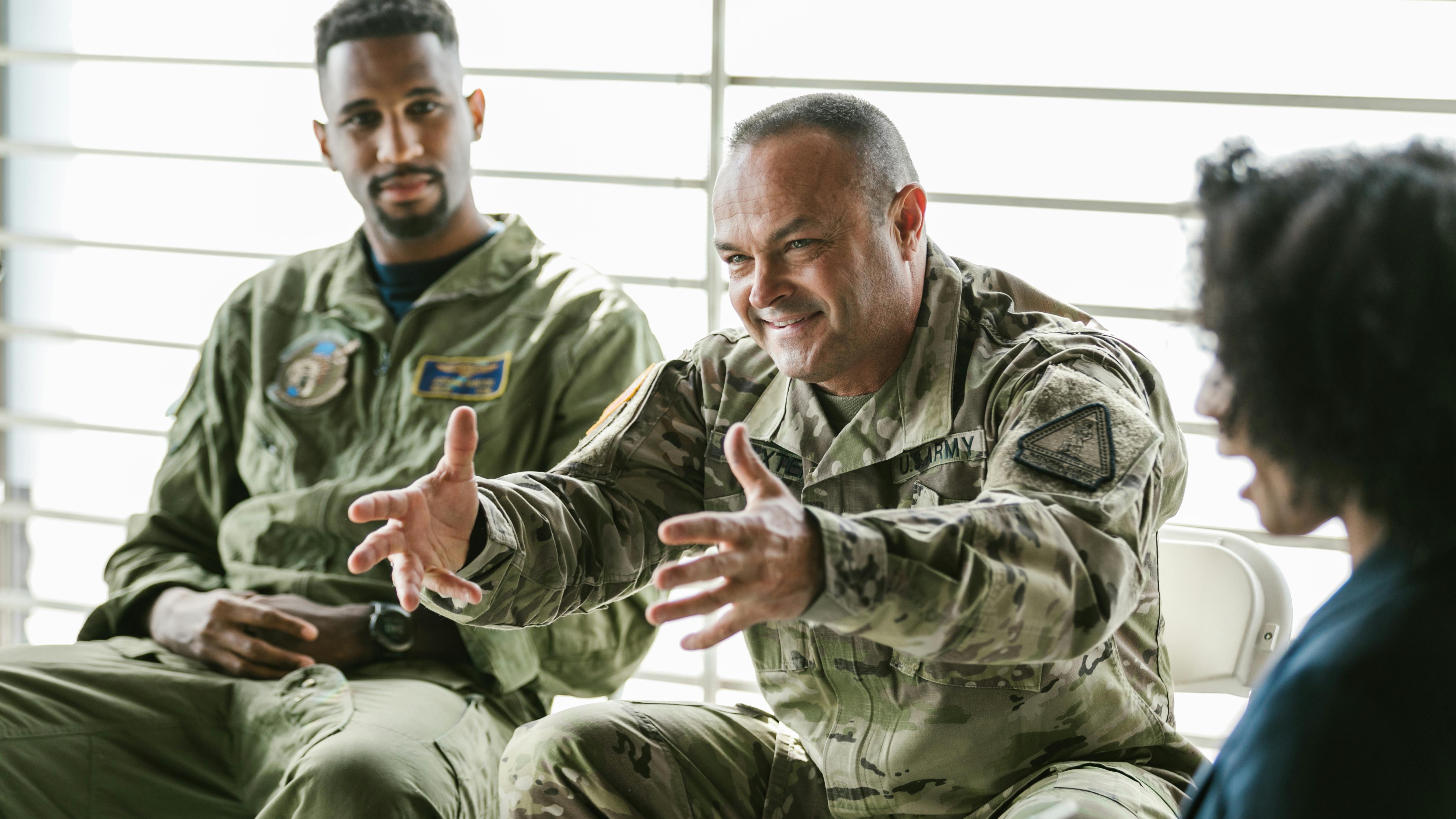 Professional portrait of a smiling woman, representing veteran services San Antonio.