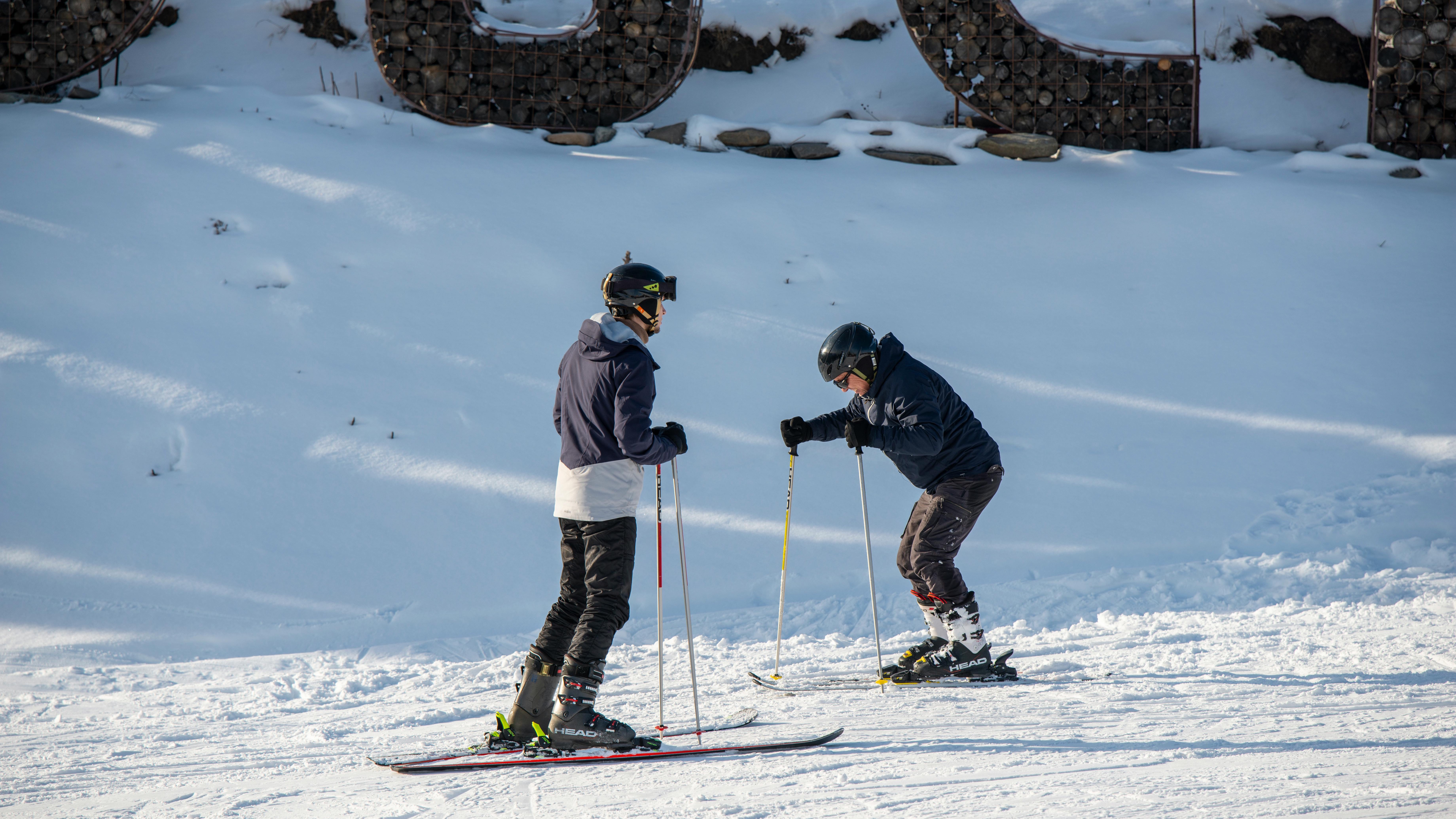 Cable car over snowy mountains at luxury ski resort, luxury ski vacations.