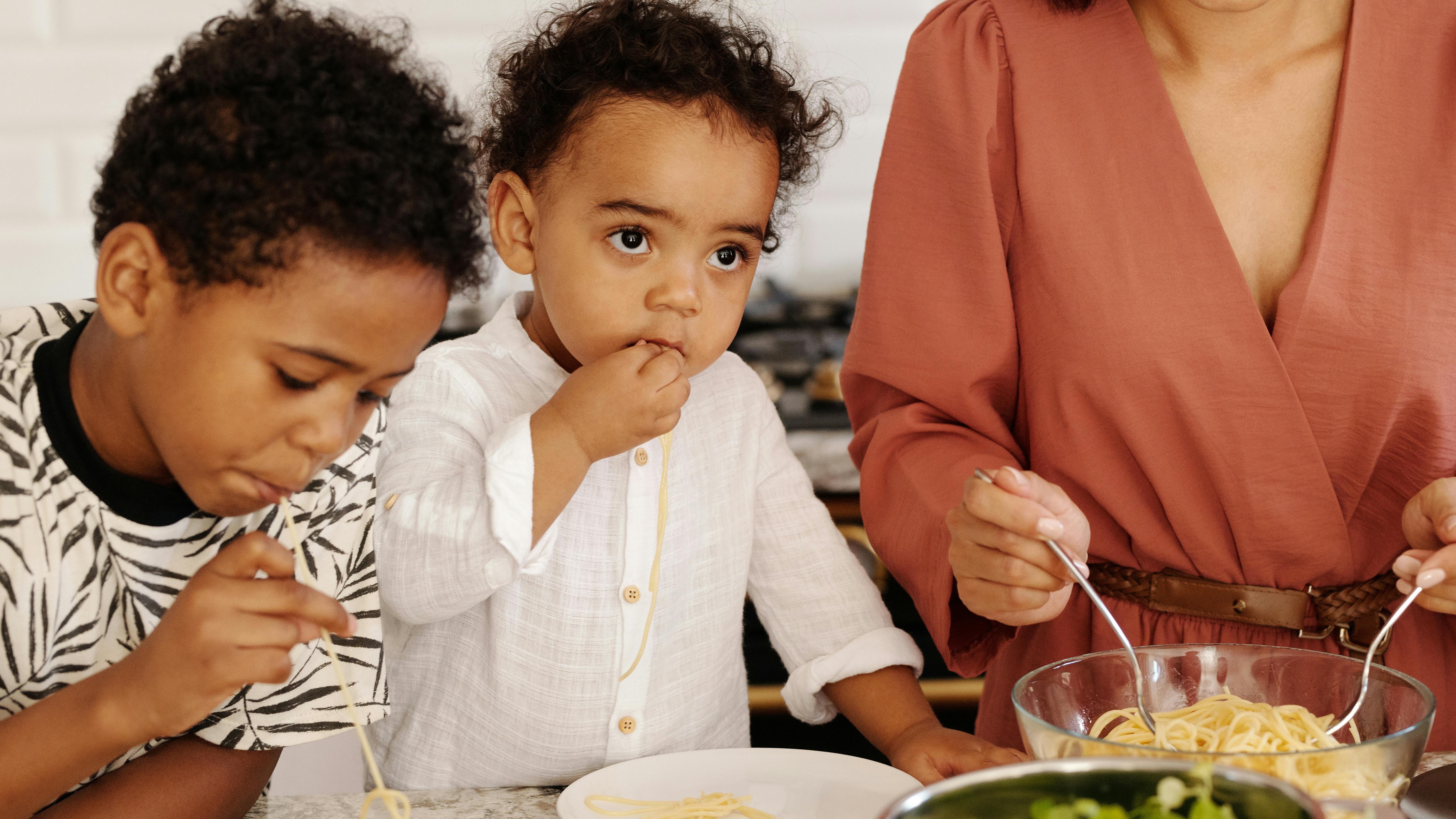 Family picnic with children, exploring picky eater solutions outdoors.