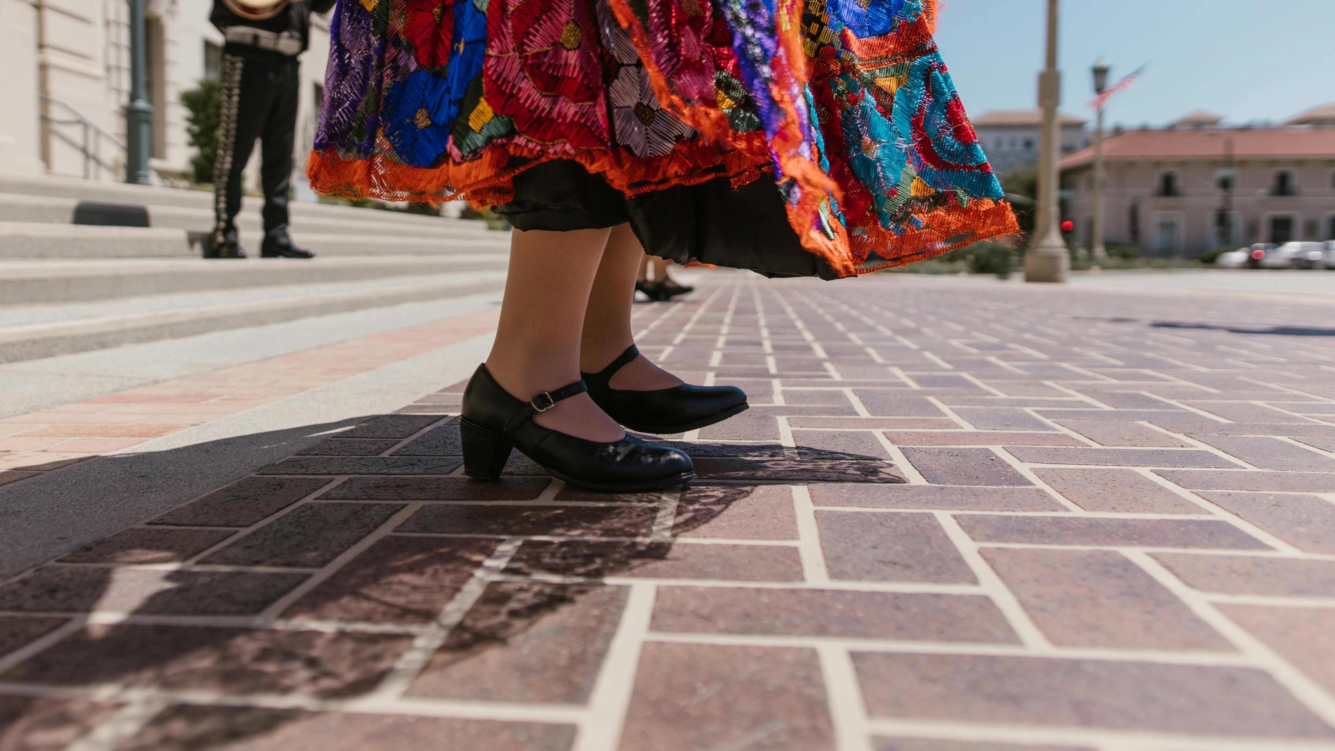 San Antonio festivals: Dia de los Muertos celebration with butterfly decor.