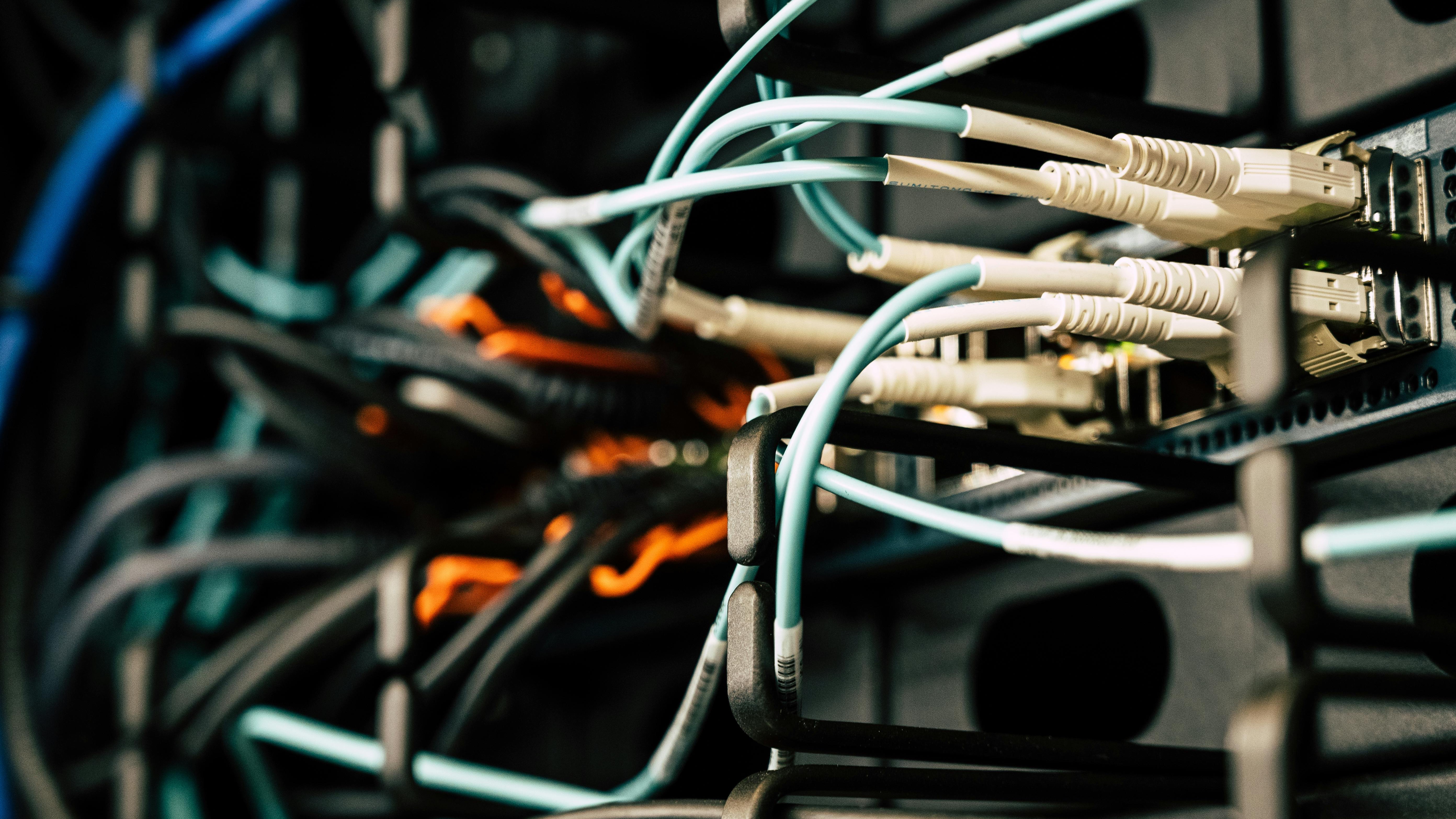 Rural broadband Quickline packages installation by technician.