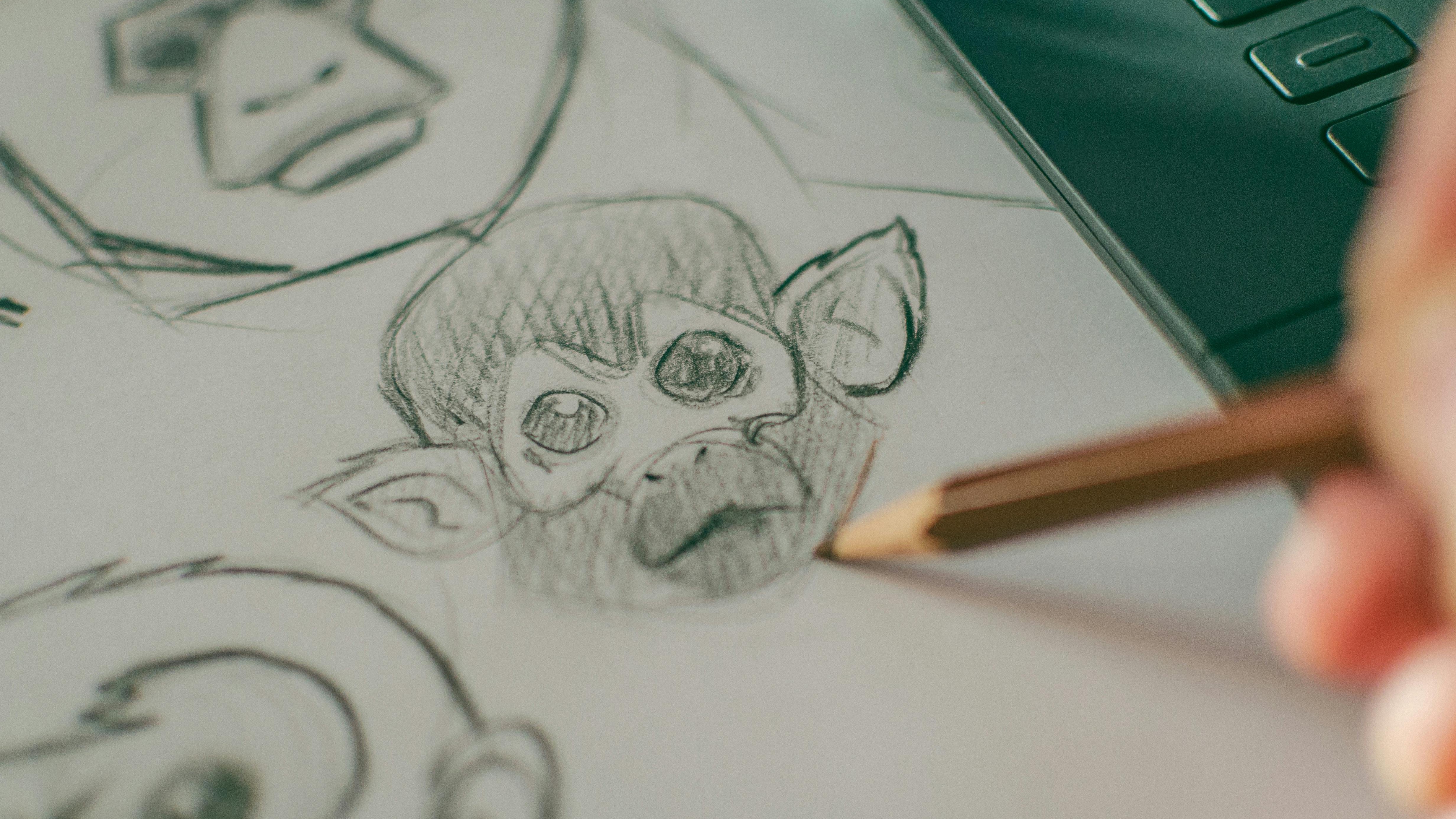 Artistic sketching session in San Antonio workshop.
