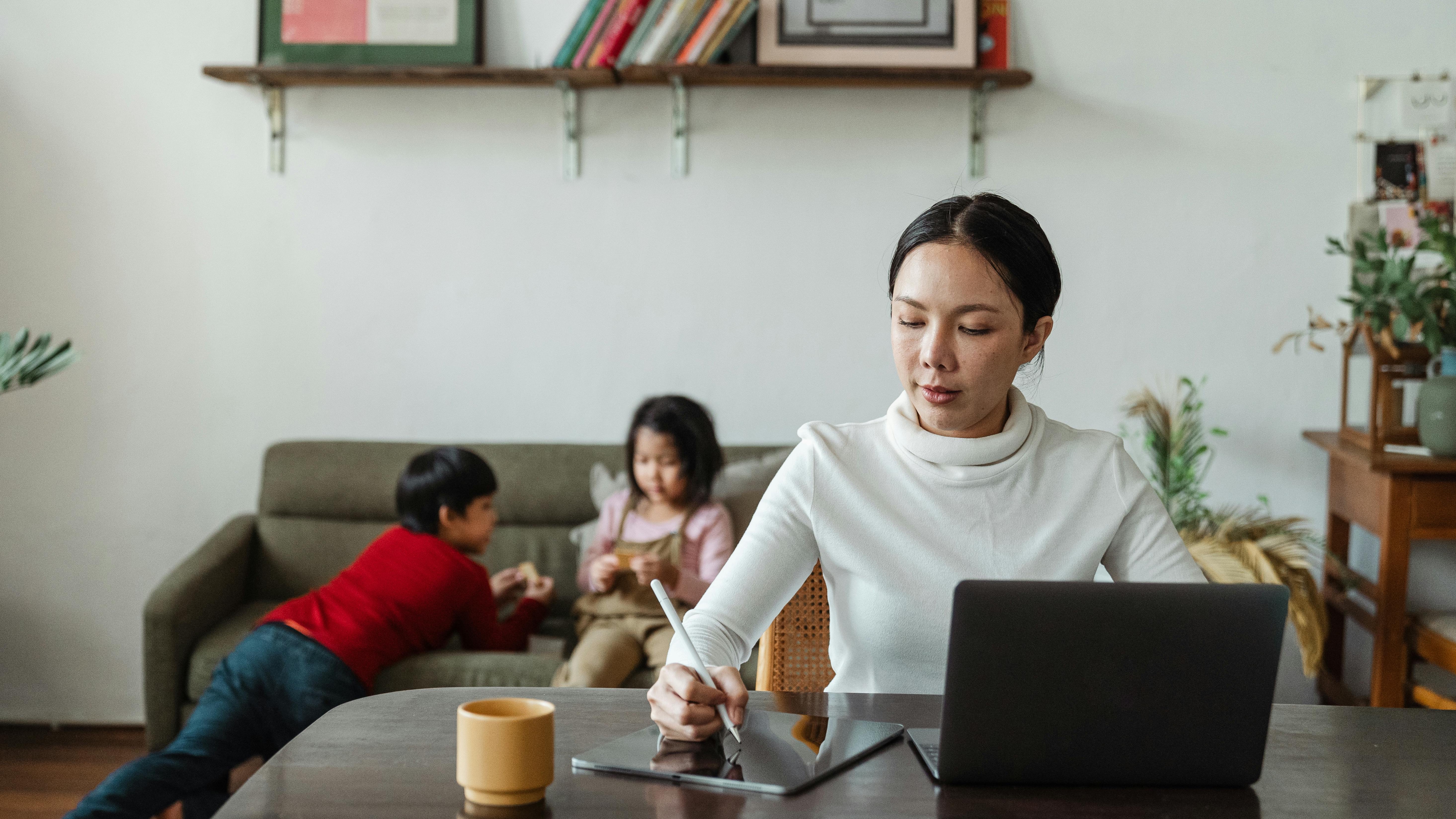 Laptop on outdoor table setting, exploring how to set up a VPN.