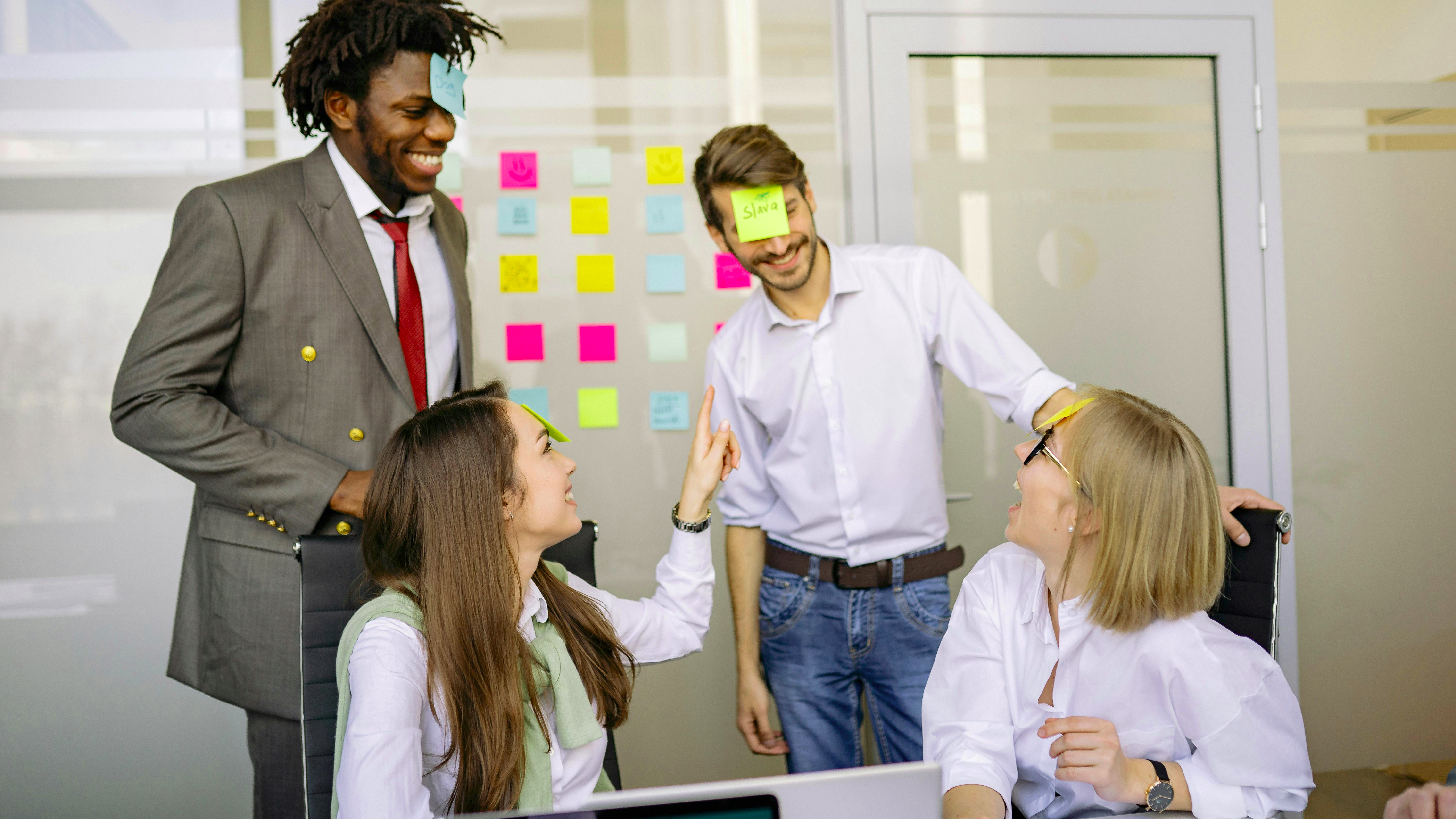 Colorful abstract illustration of speech bubbles for smarter way to disagree.