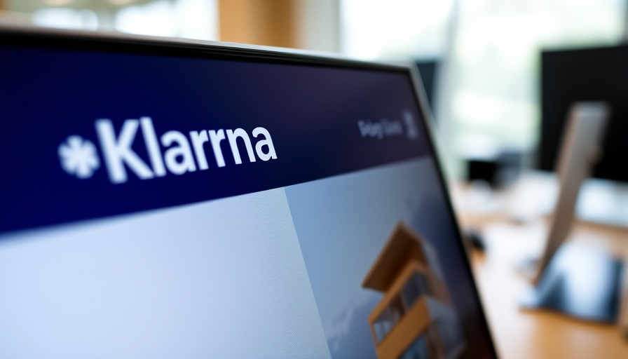 Klarna website on browser, highlighting international page.
