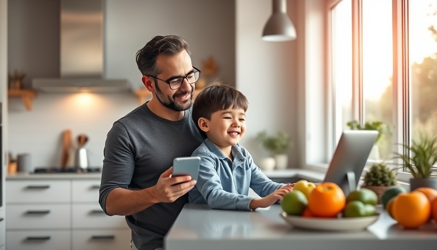 Simple smart home hacks in a bright family kitchen.