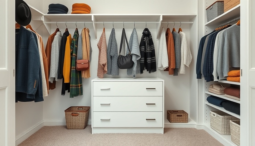 DIY closet organizer ideas with a modern, tidy setup.