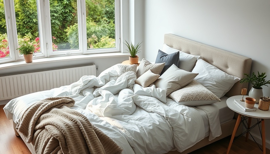 Bedroom with mismatched decor illustrating styling mistakes