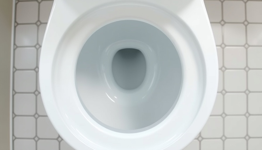Close-up view of a toilet bowl without a seat, shiny surface, brightly lit.