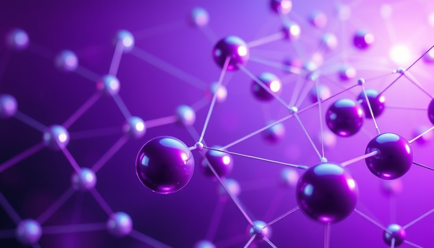Futuristic image of interconnected spheres conveying communication.