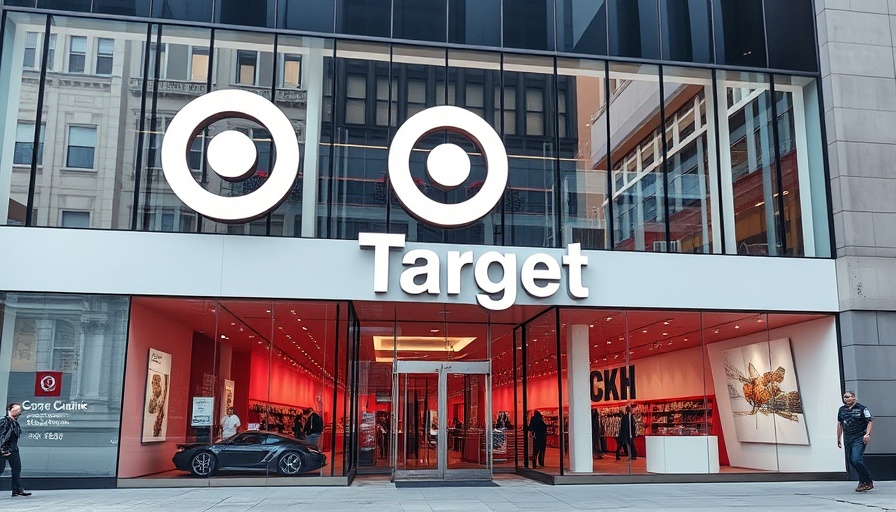Target storefront in urban area, symbolizing return to office plan.