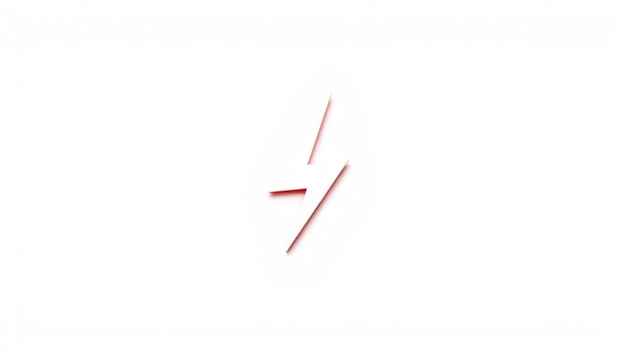Minimalistic lightning bolt icon representing energy and alertness.