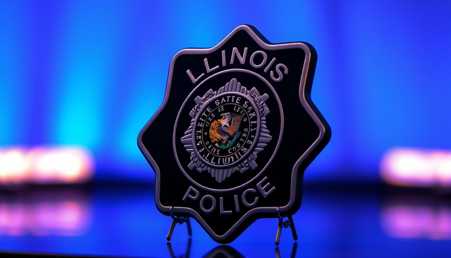 Illinois State Police emblem related to I-74 cocaine bust