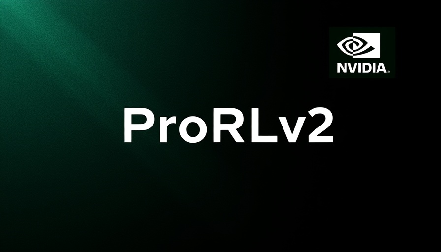 NVIDIA AI ProRLv2 reasoning logo on a green background.